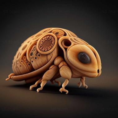 3D model Ixodes marmotae (STL)